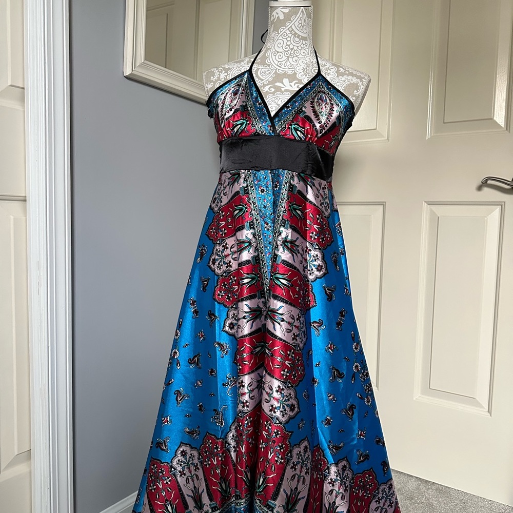 Beautiful handkerchief halter dress